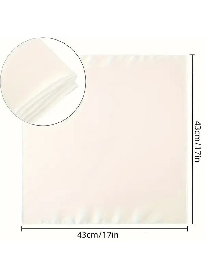 16 Pack Yellow Satin Napkins 16 93x16 93 Inch For Wedding Banquet Party Supplies - Image 3